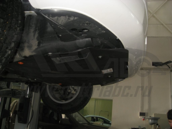 Фото Защита Альфеко для картера двигателя и кпп VW Multivan, V-все(2009-2015-) на пыльник