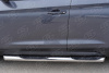 Фото Пороги труба d76 с накладкой (вариант 1) HYUNDAI Tucson 2015-2017