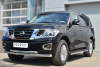 Фото Защита переднего бампера d76 (дуга) d76 (дуга) NISSAN Patrol 2014-