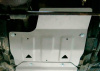 Фото Защита КПП Rival для Land Rover Defender 90/110 2007-2016, алюминий 4 мм, с крепежом, 333.3111.1