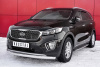 Фото Защита переднего бампера 75х42 дуга KIA SORENTO PRIME CRDI 2015-2018