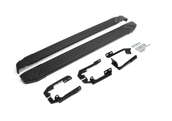 Фото Порог-площадка "Black"  Isuzu D-MAX 2016-