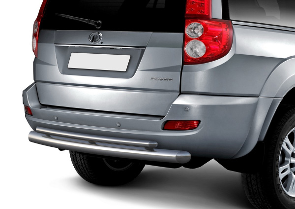 Фото Защита заднего бампера d76+d42 Great Wall Hover H5 2011-2015