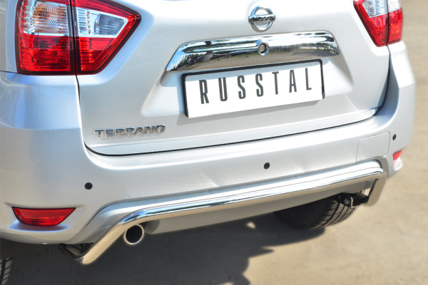 Фото Защита заднего бампера d42 (волна) NISSAN Terrano 2014-