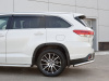 Фото Защита заднего бампера уголки d63 секции TOYOTA HIGHLANDER 2017