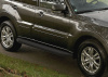 Фото Пороги алюминиевые Rival "Premium-Black" для Mitsubishi Pajero IV 2006-2011-2014-