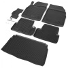 Комплект ковриков салона и багажника Rival для Opel Astra J хэтчбек 2009-2017, полиуретан, с крепежом, с перемычкой, 6 шт., K14202007-6