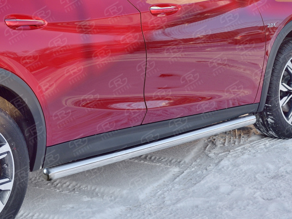 Фото Пороги труба d63 (вариант 3) INFINITI QX30 2016