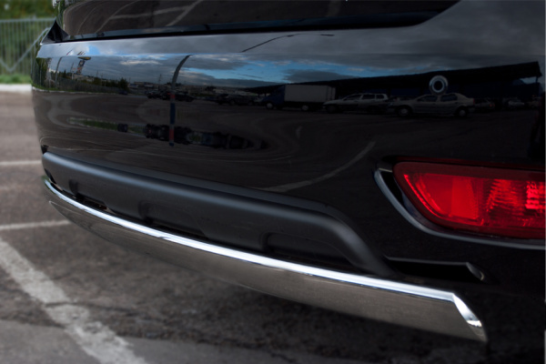 Фото Защита заднего бампера d75/42 овал NISSAN Patrol 2010-2013