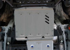 Фото Защита РК Rival для Mitsubishi Pajero IV 2006-2011 2011-н.в., алюминий 4 мм, с крепежом, 333.4011.3