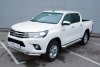 Фото Пороги труба d63 с листом (лист алюм,проф.стал)(вариант 2) TOYOTA Hilux 2015-