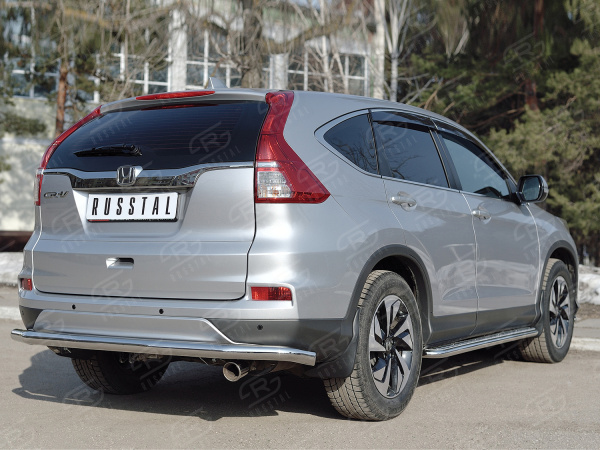Фото Защита заднего бампера d63 секция HONDA CR-V 2015-2016 2.0