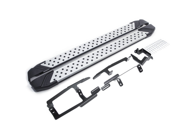 Фото Пороги алюминиевые Rival "Bmw-Style" для Honda CR-V 2017-