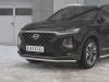 Фото Защита переднего бампера d42 секции HYUNDAI SANTA FE 2018-