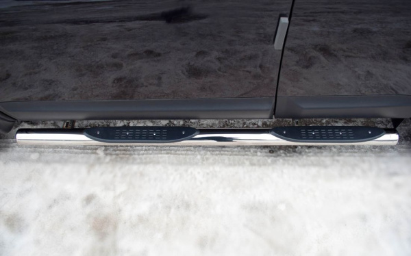 Фото Пороги труба d76 c накладками (вариант 3) NISSAN Qashqai 2010-2013