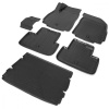 Комплект ковриков салона и багажника Rival для Chevrolet Orlando компактвэн (5 мест) 2011-2015, полиуретан, с крепежом, с перемычкой, 6 шт., K11005003-1