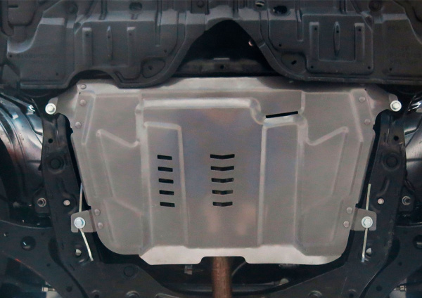 Фото Защита картера и КПП Rival (увеличенная) для Lexus RX 270/350/200t/450h 2015-н.в., алюминий 4 мм, с крепежом, 333.5781.2