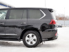 Фото Защита заднего бампера уголки d63 секции LEXUS LX450d-LX570 2015 (кроме F-Sport)