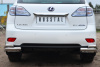 Защита заднего бампера уголки d63/d42 Lexus RX270/350/450 2009-2012