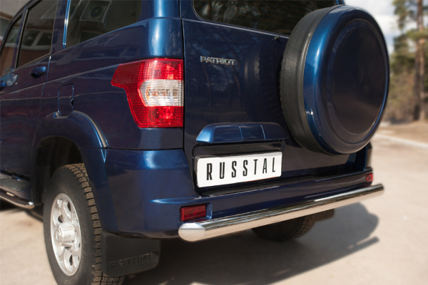 Фото Защита заднего бампера d76 (дуга) UAZ Patriot 2014