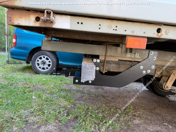 Фото фаркопа для Фаркоп BERG для ГАЗ Газель Next «бортовая» (2013-), "без противооткатного бруса, включая удлиненную версию, быстросъемный" 