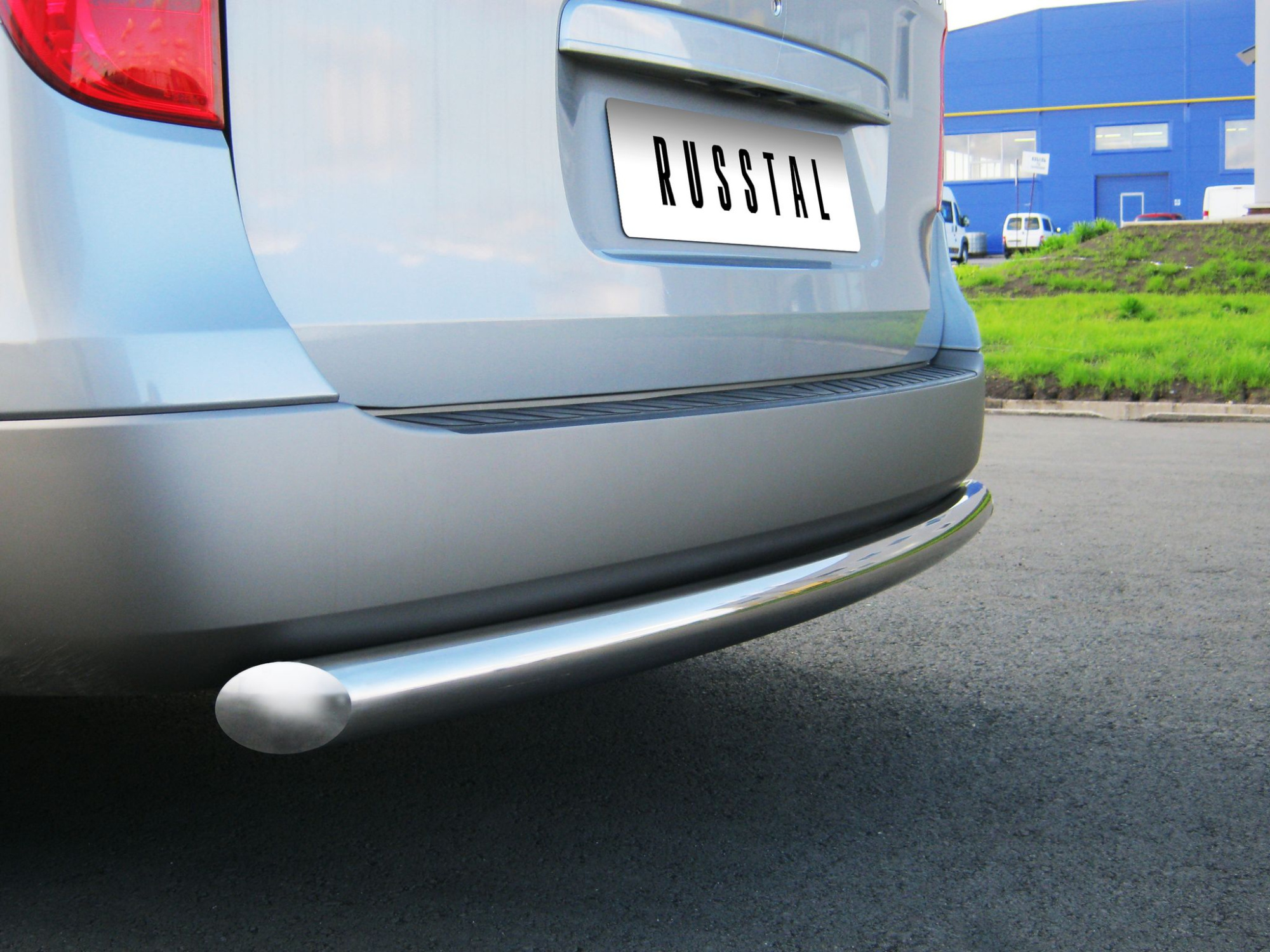 Фото Защита заднего бампера d76 HYUNDAI H1 2008-2017