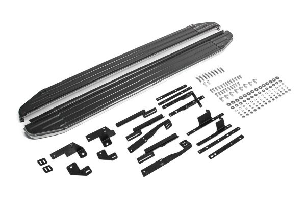 Фото Порог-площадка "Premium" Nissan X-Trail 2013-2018-