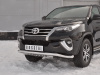 Фото Защита переднего бампера d63 волна с надписью TOYOTA FORTUNER 2017-
