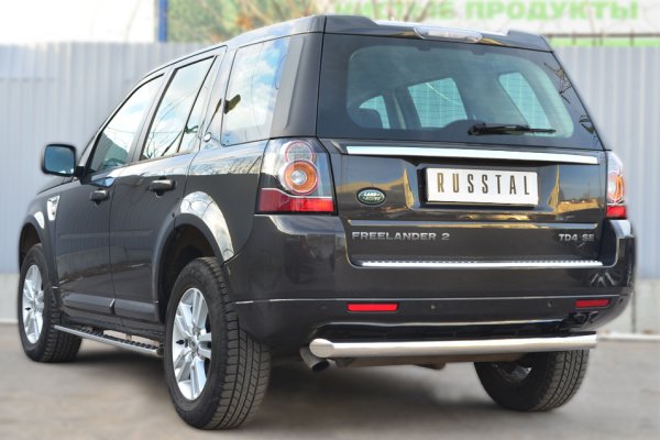 Фото Защита заднего бампера d76 (дуга) LAND ROVER Freelander 2 2012-