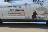 Пороги труба d63 (вариант 1) MITSUBISHI ASX 2012-2016