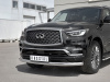 Фото Защита переднего бампера d76 секции INFINITI QX80 2018-