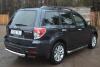 Фото Пороги труба d76 с накладками (1 вариант) SUBARU Forester 2008-2012