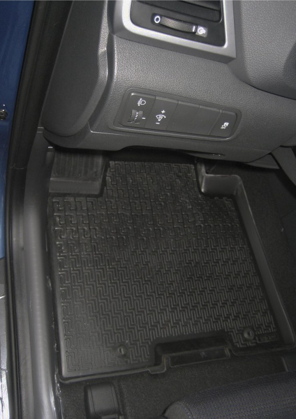 Комплект ковриков салона и багажника Rival для Hyundai Tucson III 5-дв. 2015-2018 2018-н.в., полиуретан, без крепежа, с перемычкой, 6 шт., K12309002-1