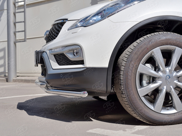Фото Защита переднего бампера d42 секция-d42 дуга INFINITI QX 50 2016-2018
