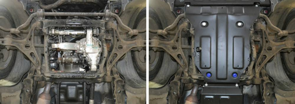 Фото Защита картера Автоброня для Haval H8, V-2,0T 2015-