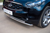Фото Защита переднего бампера d63/42 INFINITI FX 37-QX70 2010-