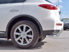 Фото Защита заднего бампера уголки d63 секция INFINITI QX 50 2016-2018