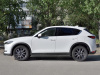 Пороги труба 75х42 овал с проступью MAZDA CX-5 2017-