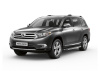 Пороги алюминиевые Rival "Premium" для Toyota Highlander 2007-2010-2014