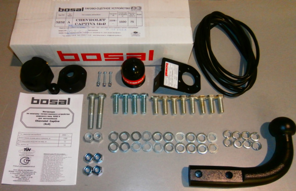 Фаркоп Bosal - Oris - Weso для Chevrolet Captiva I «дорестайлинг, 1 рестайлинг» (2006-2013)