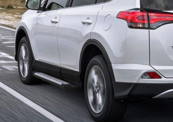 Фото Порог-площадка "Bmw-Style" Toyota Rav 4 2015-