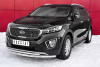 Фото Защита переднего бампера d63 дуга-Ф42 дуга KIA SORENTO PRIME CRDI 2015-2018
