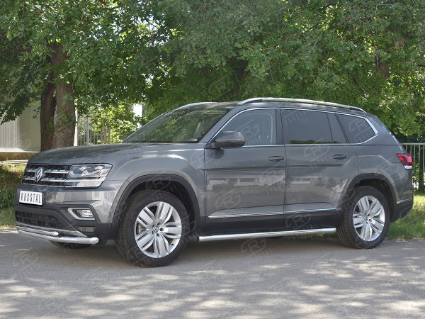 Фото Защита переднего бампера d63 секции-d42 дуга VOLKSWAGEN TERAMONT 2017-