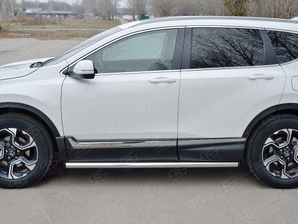 Фото Пороги труба d63 (вариант 2) HONDA CR-V 2017-