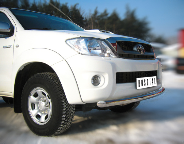 Фото Защита переднего бампера d63 (дуга) TOYOTA Hilux 2009-2014