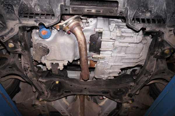 Фото Алюминиевая защита картера и КПП Honda Civic (SD) (2006-2012)