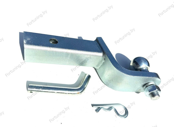 фото Вставка (квадрат 50х50мм, занижение 90мм) под американский фаркоп Avtos, оцинкованный