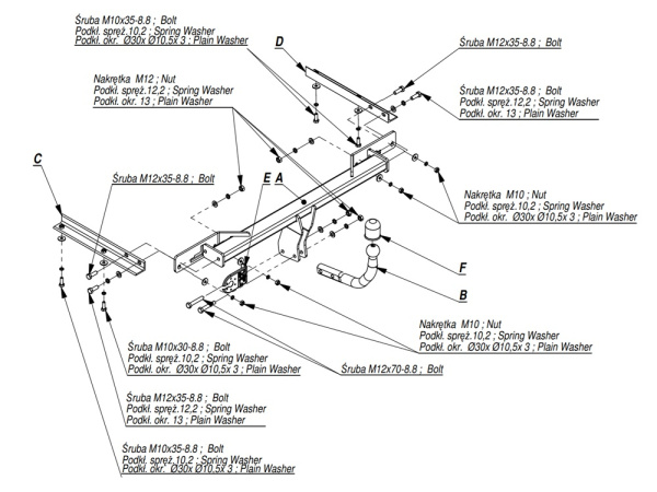 фото Фаркоп Imiola для Opel Astra «J» "хэтчбек" (2009-2018)
