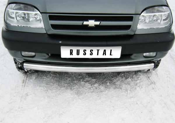 Фото Защита переднего бампера d76 CHEVROLET NIVA 2002-2009