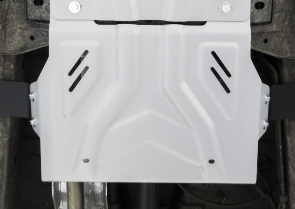 Фото Защита РК Rival для Mitsubishi L200 2015-н.в., алюминий 4 мм, с крепежом, 333.4048.2